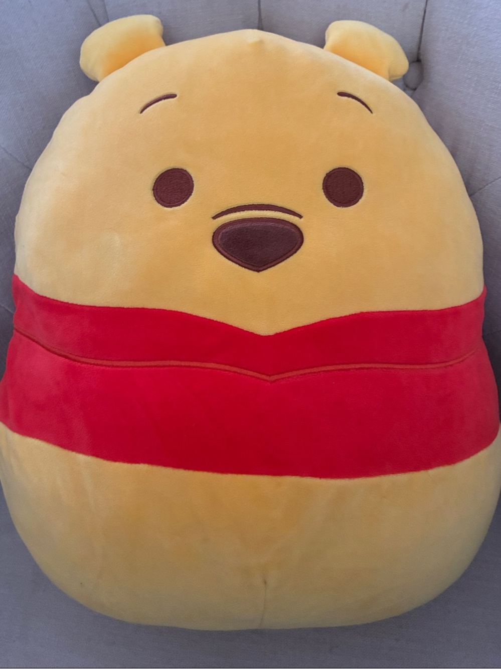 Squishmallows Yellow and Red Plush Character Pillow